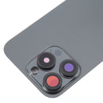 Per iPhone 16 Pro Cover posteriore batteria originale in vetro con copriobiettivo fotocamera, For iPhone 16 Pro