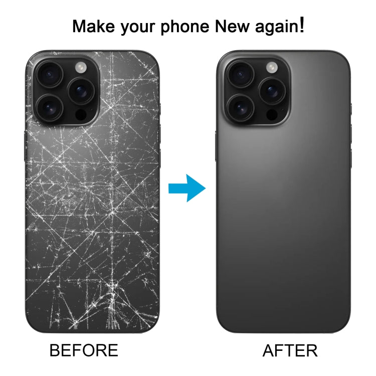 Per iPhone 16 Pro Cover posteriore batteria originale in vetro con copriobiettivo fotocamera, For iPhone 16 Pro