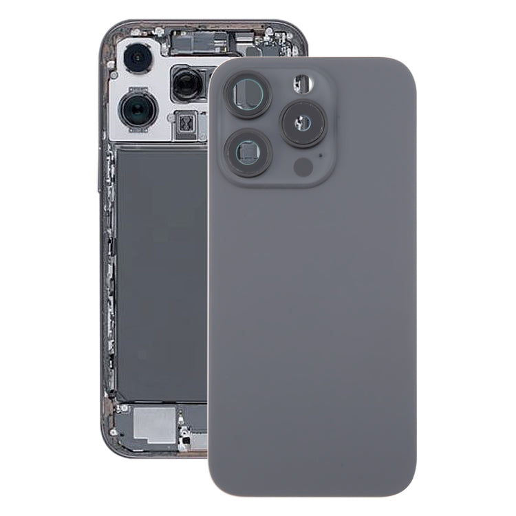 Per iPhone 16 Pro Cover posteriore in vetro originale per batteria con copriobiettivo della fotocamera + magnete MagSafe