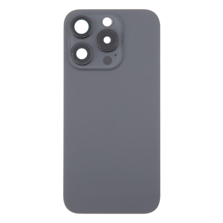 Per iPhone 16 Pro Cover posteriore in vetro originale per batteria con copriobiettivo della fotocamera + magnete MagSafe