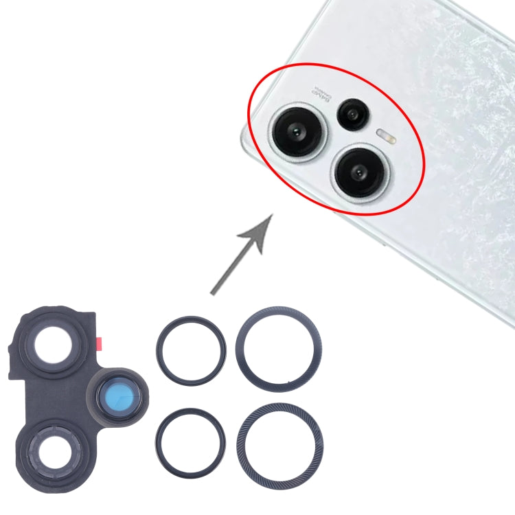 For Xiaomi Redmi Note 12 Turbo Camera Lens Cover, For Xiaomi Redmi Note 12 Turbo