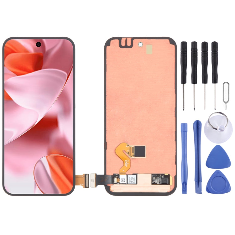 For Google Pixel 9 G2YBB GUR25 Original OLED Material LCD Screen Digitizer Full Assembly with Frame, For Google Pixel 9(Original)