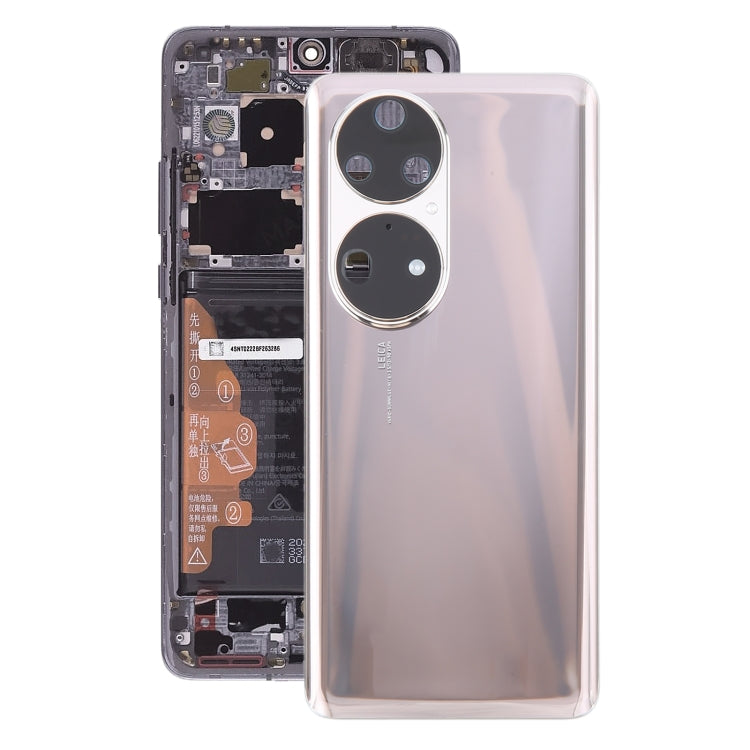 Per Huawei P50 Pro Cover posteriore batteria con obiettivo fotocamera, For Huawei P50 Pro(with Camera Lens Frame)