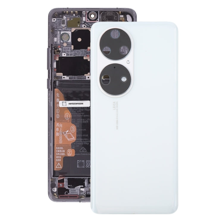 Per Huawei P50 Pro Cover posteriore batteria con obiettivo fotocamera, For Huawei P50 Pro(with Camera Lens Frame)