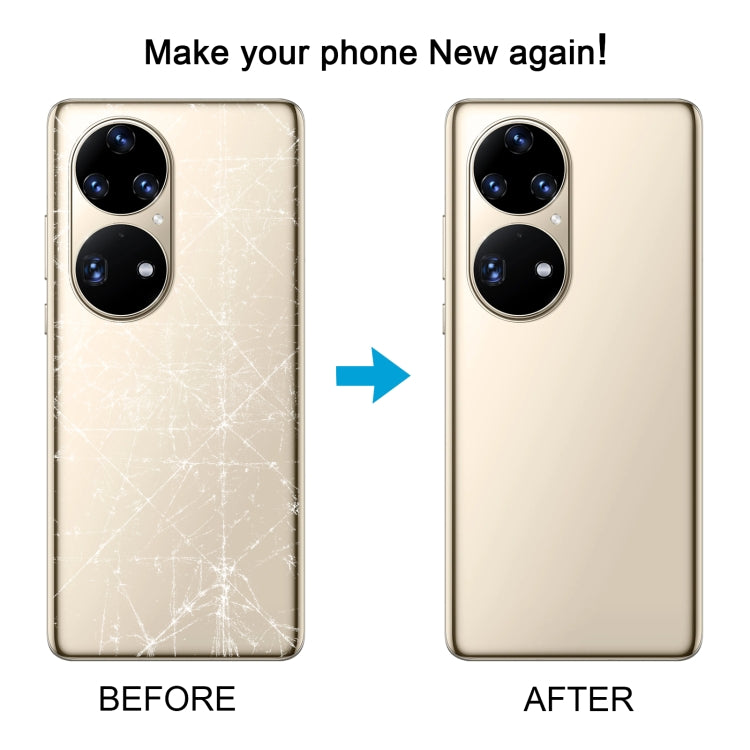 Per Huawei P50 Pro Cover posteriore batteria con obiettivo fotocamera, For Huawei P50 Pro(with Camera Lens Frame)