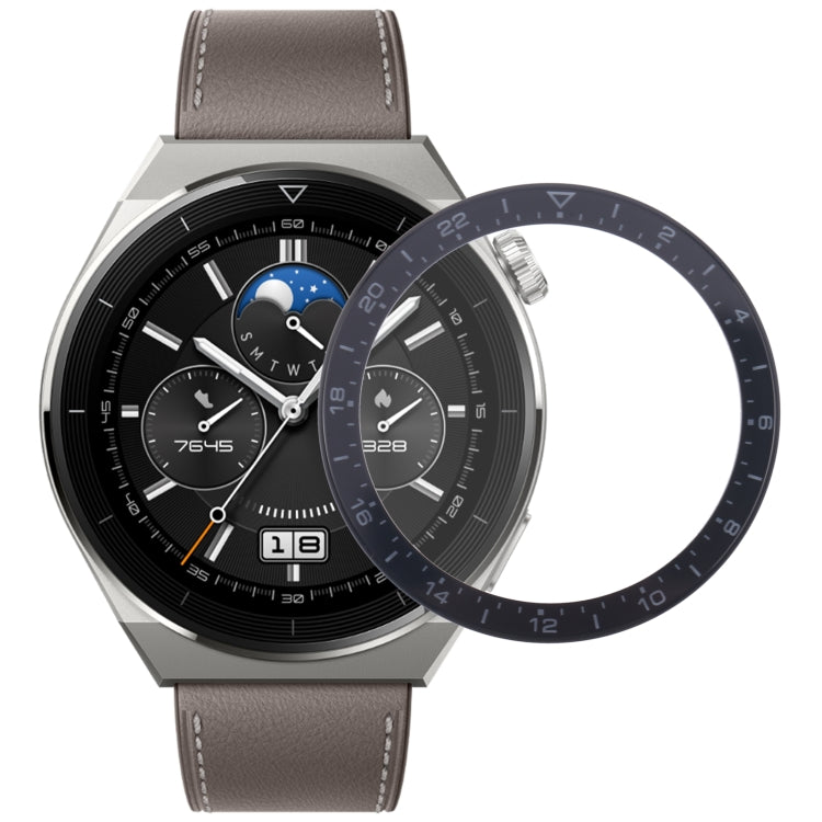 Per Huawei Watch GT 3 Pro 42mm ODN-B19 OEM Schermo Frontale Lente in Vetro Esterno con Adesivo OCA Otticamente Trasparente, For Huawei Watch 3 Pro 48mm / 3 Pro NEW 48mm