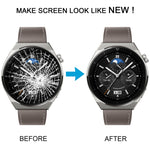 Per Huawei Watch GT 3 Pro 42mm ODN-B19 OEM Schermo Frontale Lente in Vetro Esterno con Adesivo OCA Otticamente Trasparente, For Huawei Watch 3 Pro 48mm / 3 Pro NEW 48mm