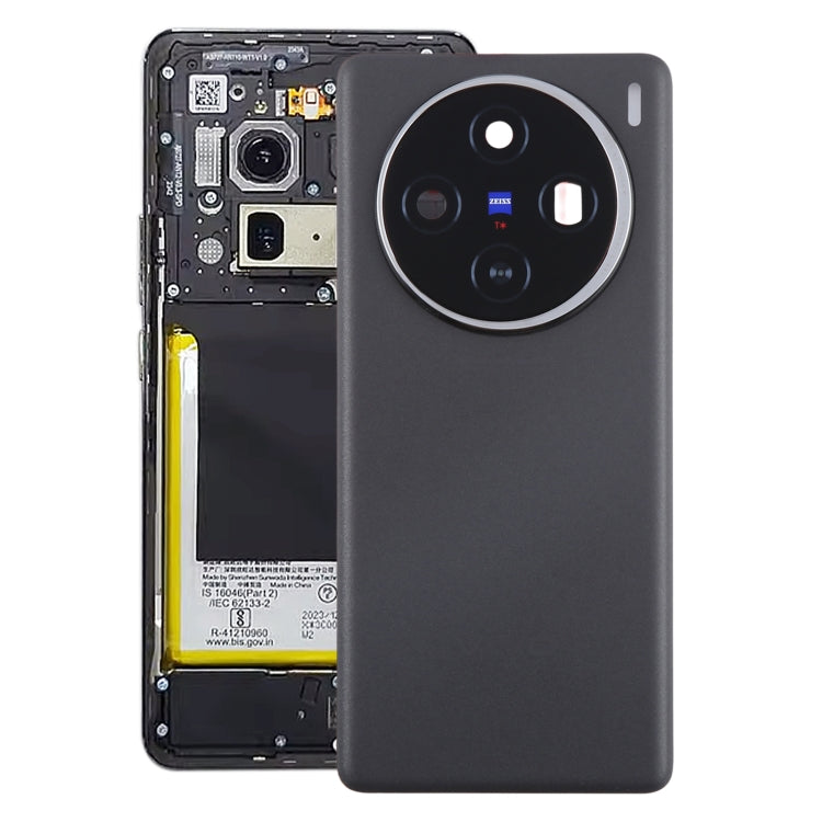 For vivo X100 Battery Back Cover with Camera Lens Cover, For vivo X100