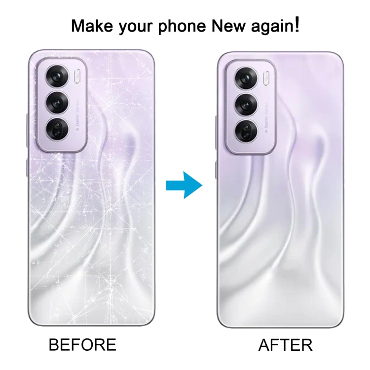 For OPPO Reno12 Global Original Back Battery Cover with Camera Lens Cover, For OPPO Reno12 Global