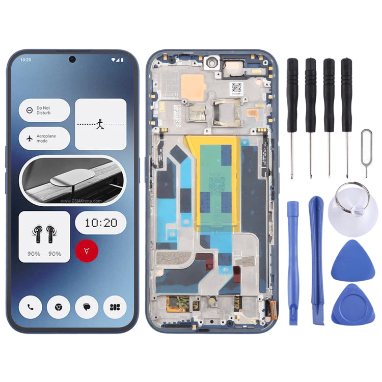 For Nothing Phone (2A) A142 5G Original AMOLED LCD Screen Digitizer Complete Assembly with Frame, For Nothing Phone (2A) A142 5G(Original), For Nothing Phone (2A) A142 5G, For Nothing Phone (2A) A142 5G(Original,Blue)