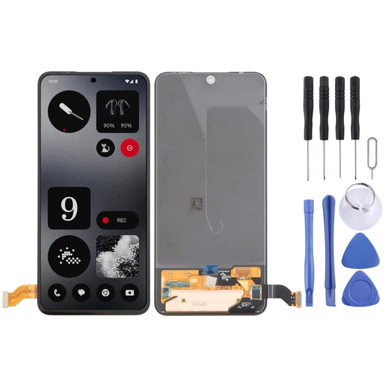 Per niente CMF Phone 1 Schermo LCD OLED originale con digitalizzatore Assemblaggio completo, For Nothing CMF Phone 1 (Original)