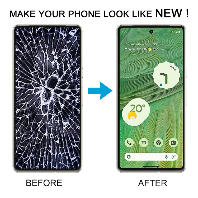 Per Google Pixel 7 GVU6C GQML3 GO3Z5 TFT LCD Screen Digitizer Assembly completo, non supporta l'identificazione delle impronte digitali, For Google Pixel 7(TFT)