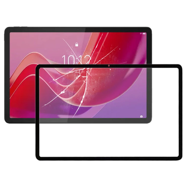 Per Lenovo Tab M11 TB330FU TB331FC / Xiaoxin Pad 2024 11 pollici Schermo frontale Lente in vetro esterna con adesivo OCA otticamente trasparente