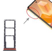 Per Infinix Hot 40i X6528B 5 pezzi Vassoio scheda SIM + Vassoio scheda SIM + Vassoio scheda Micro SD, For Infinix Hot 40i