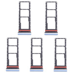 For Infinix Hot 40i X6528B 5pcs SIM Card Tray + SIM Card Tray + Micro SD Card Tray, For Infinix Hot 40i