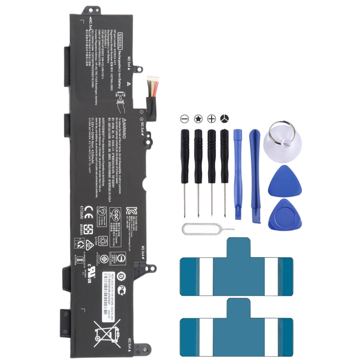 Batteria agli ioni di litio da 11,55 V, 50 Wh, 4330 mAh per HP EliteBook 730 735 740 745 755 830 840 846 G5 G6 ZBook 14u G5 G6 933321-855 HSTNN-IB8G SSO3XL, For HP EliteBook 730 735