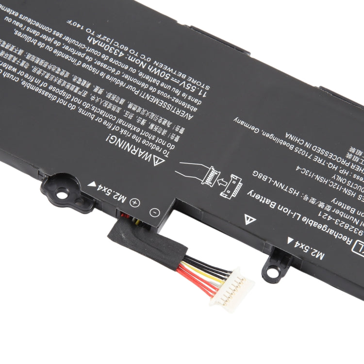 11.55V 50Wh 4330mAh Lithium-Ion Battery for HP EliteBook 730 735 740 745 755 830 840 846 G5 G6 ZBook 14u G5 G6 933321-855 HSTNN-IB8G SSO3XL, For HP EliteBook 730 735