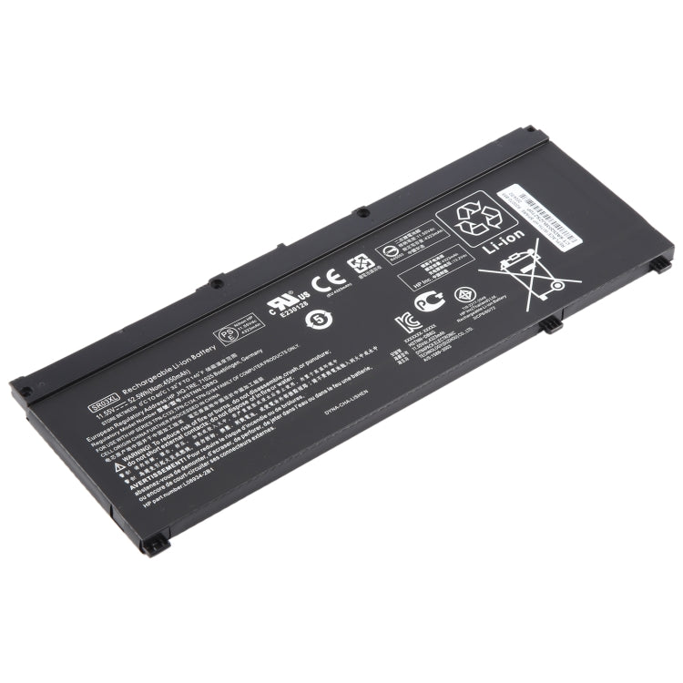 Batteria agli ioni di litio da 11,55 V, 52,5 Wh, 4550 mAh per HP OMEN 15-CE 17-CB0052TX Pavilion Gaming 15-CX0096TX CX0006NT HSTNN-DB8Q L08934-2B1 L08855-855 SR03XL, For HP OMEN 15-CE