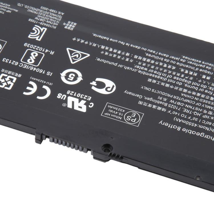 Batteria agli ioni di litio da 15,4 V 70,07 Wh 4550 mAh per HP Omen 15-ce000 15-ce000ng 15-cb0xx 15-CE015DX CB000NG HSTNN-DB7W 917724-855 917678-171 SR04XL, For HP Omen 15-ce000