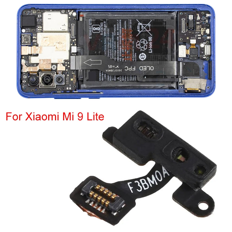 Per cavo flessibile per sensore di luce e prossimità Xiaomi Mi 9 Lite / CC9, For Xiaomi Mi 9 Lite / CC9