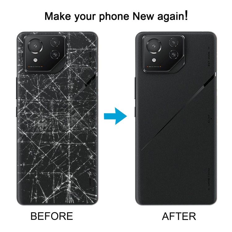 Per Asus ROG Phone 8 Pro AI2401 AI2401_A Global Original Cover posteriore in vetro per batteria con cornice per fotocamera, For Asus ROG Phone 8 Pro Global (Original,with Camera Frame)
