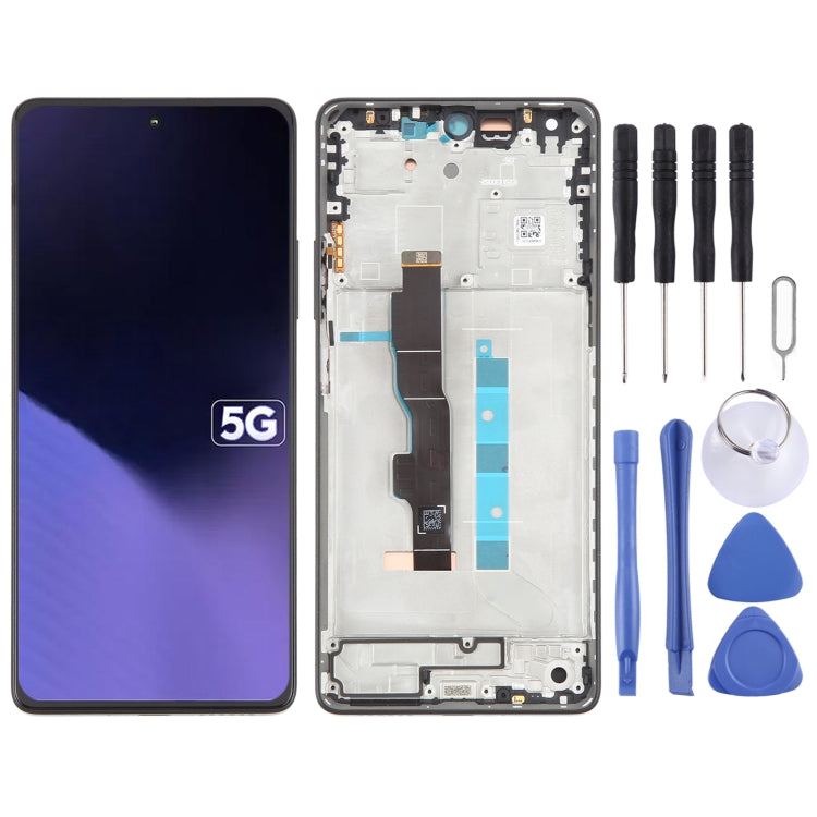 Per Xiaomi Poco X6 Neo Schermo LCD originale Digitizer assemblaggio completo con telaio, For Xiaomi Poco X6 Neo(Original)