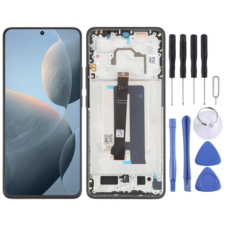 Per Xiaomi Redmi K70E Schermo LCD originale Digitizer assemblaggio completo con telaio, For Xiaomi Redmi K70E(Original)