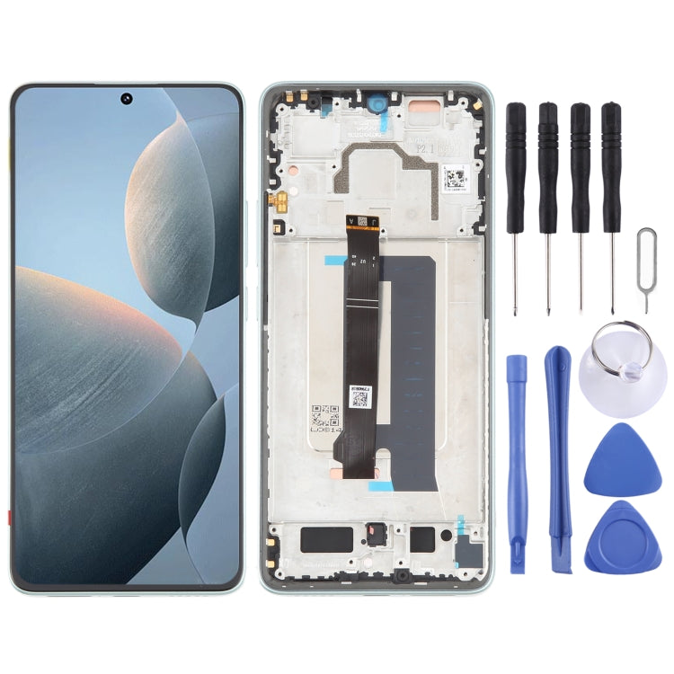 Per Xiaomi Redmi K70E Schermo LCD originale Digitizer assemblaggio completo con telaio, For Xiaomi Redmi K70E(Original)