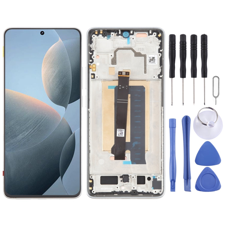 Per Xiaomi Redmi K70E Schermo LCD originale Digitizer assemblaggio completo con telaio, For Xiaomi Redmi K70E(Original)