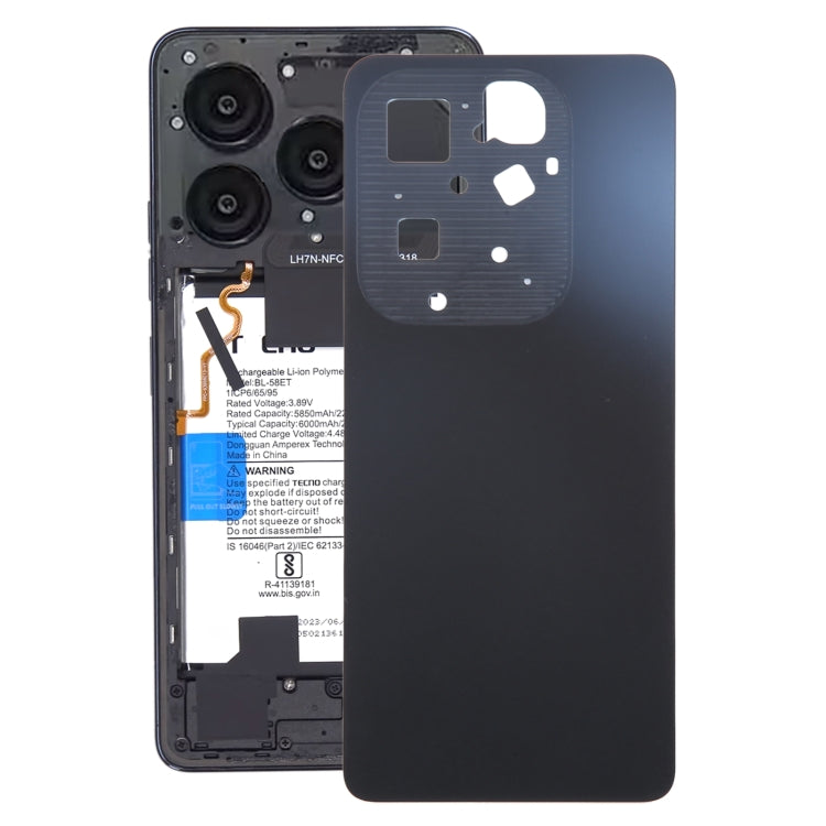 For Infinix Hot 40 Pro X6837 Original Battery Back Cover, For Infinix Hot 40 Pro (Original), For Infinix Hot 40 Pro (Original)