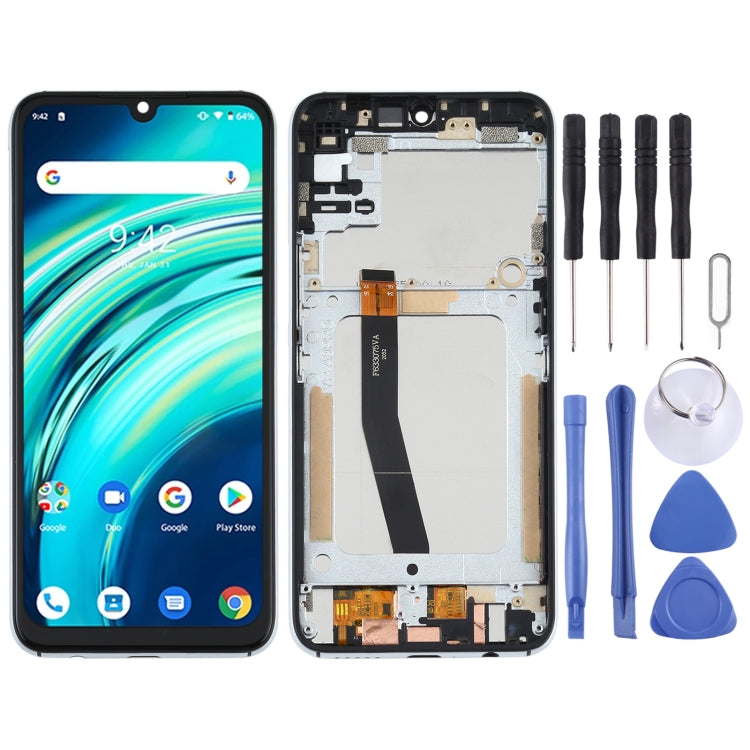 LCD Screen and Digitizer Full Assembly with Frame for UMIDIGI A9 Pro, For UMIDIGI A9 Pro(With Frame)