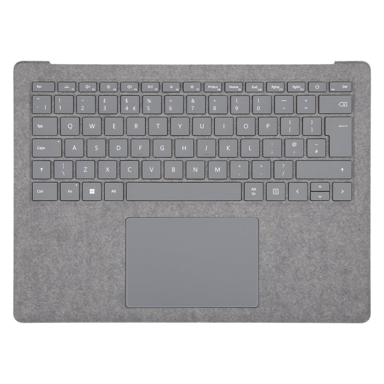 For Microsoft Surface Laptop 3/4/5 13.5 inch UK Keyboard with C Shell/Touch Board, For Microsoft Surface Laptop 3 / 4 / 5 13.5 inch(UK,Grey)