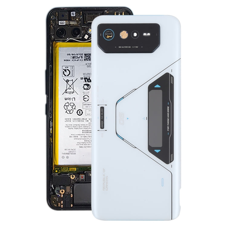 For Asus ROG Phone 6 Pro AI2201-D Glass Back Battery Cover with NFC/LCD, For Asus ROG Phone 6 Pro