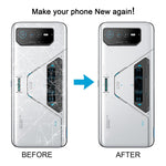 For Asus ROG Phone 6 Pro AI2201-D Glass Back Battery Cover with NFC/LCD, For Asus ROG Phone 6 Pro