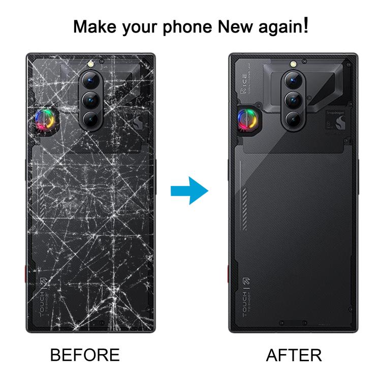 Per ZTE nubia Red Magic 8S Pro NX729J Cover posteriore in vetro per batteria, For ZTE nubia RedMagic 8S Pro