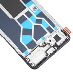 Schermo LCD AMOLED originale per OPPO Reno7 SE 5G Digitizer Assemblaggio completo con cornice, For OPPO Reno7 SE 5G