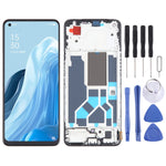 OLED LCD Screen for OPPO Reno7 SE 5G Digitizer Full Assembly with Frame / Fingerprint Identification, For OPPO Reno7 SE 5G(with Fingerprint)