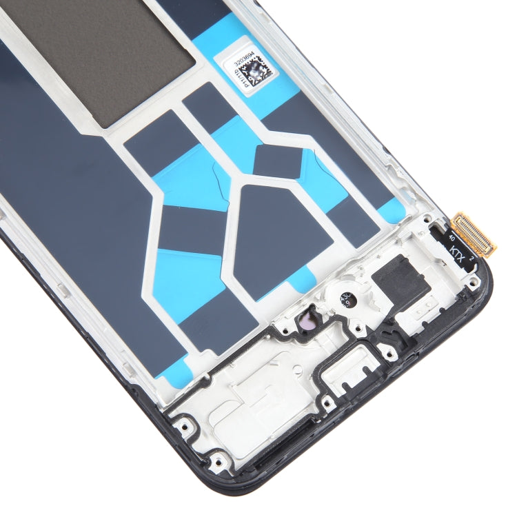 Schermo LCD OLED per OPPO Reno7 SE 5G Digitizer Assemblaggio completo con identificazione cornice / impronta digitale, For OPPO Reno7 SE 5G(with Fingerprint)