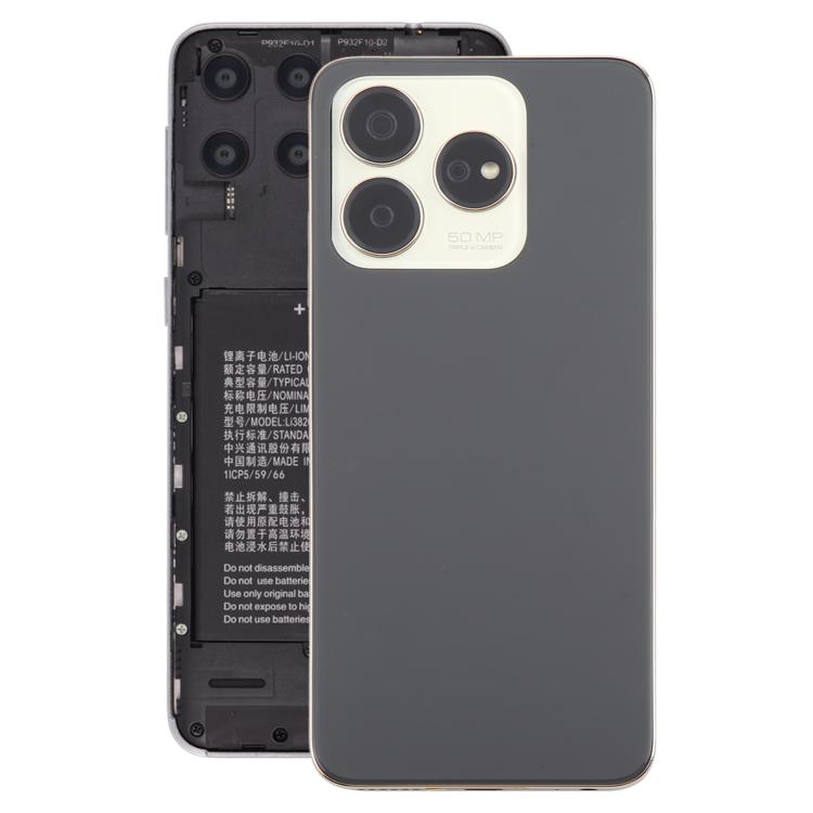 Per ZTE Axon 60 / V60 Z2356 Cover posteriore in vetro per batteria con cornice centrale / Cover per obiettivo della fotocamera, For ZTE Axon 60 / V60(with Middle Frame)