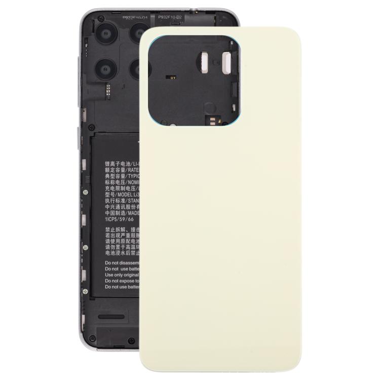 Per ZTE Axon 60 / V60 Z2356 Cover posteriore in vetro con adesivo, For ZTE Axon 60 / V60