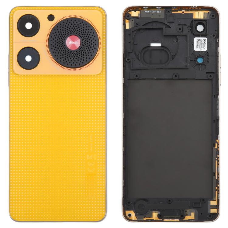 Per ZTE nubia Music Z2353 Cover posteriore in vetro per batteria con cornice centrale / Cover per obiettivo della fotocamera, For ZTE nubia Music(with Middle Frame)