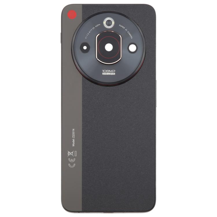 Per ZTE nubia Focus Pro Z2351N Cover posteriore in vetro per batteria con cornice centrale / Cover per obiettivo della fotocamera, For ZTE nubia Focus Pro(Glass with Middle Frame)