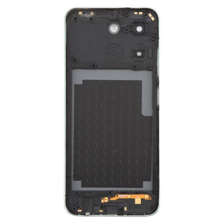 Per ZTE Blade A35 Z2453 Cover posteriore della batteria con copriobiettivo della fotocamera, For ZTE Blade A35(with Middle Frame)