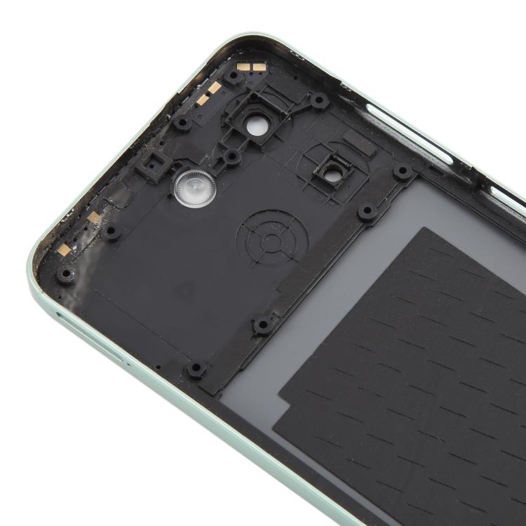 Per ZTE Blade A35 Z2453 Cover posteriore della batteria con copriobiettivo della fotocamera, For ZTE Blade A35(with Middle Frame)