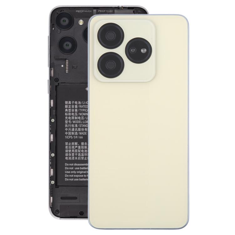 Per ZTE Blade V60 Design Z2350 Cover posteriore in vetro per batteria con cornice centrale/Copertura per obiettivo della fotocamera, For ZTE Blade V60 Design (with Middle Frame)