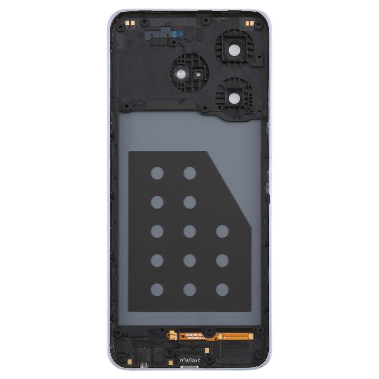 Per ZTE Blade V60 Design Z2350 Cover posteriore in vetro per batteria con cornice centrale/Copertura per obiettivo della fotocamera, For ZTE Blade V60 Design (with Middle Frame)