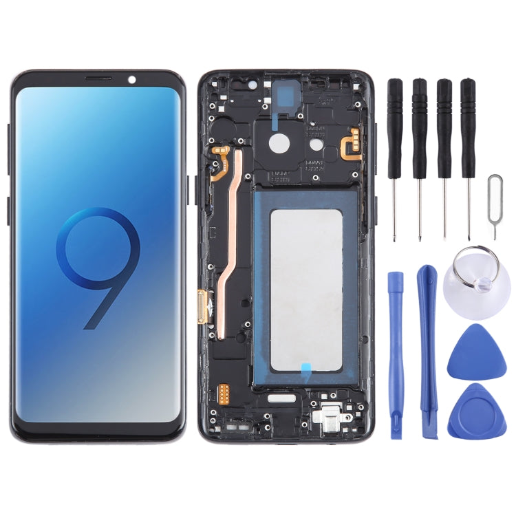 For Samsung Galaxy S9 SM-G955 TFT LCD Screen Digitizer complete assembly with frame