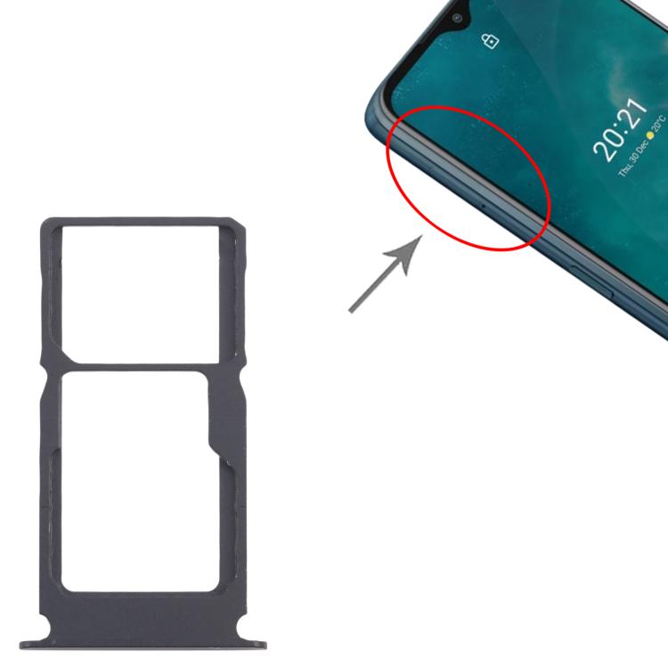 For Nokia G50 Original SIM Card Tray + SIM Card Tray / Micro SD Card Tray, For Nokia G50(Original)