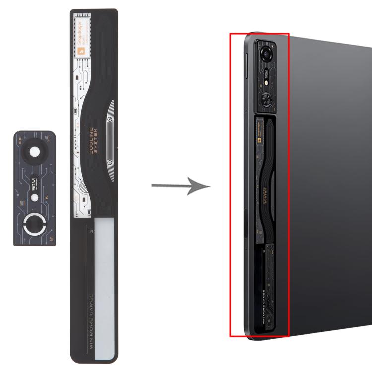 Per ZTE Nubia Red Magic Gaming Tablet Pro 2024 / Red Magic Nova 10.9 Obiettivo della fotocamera posteriore, For ZTE Red Magic Nova