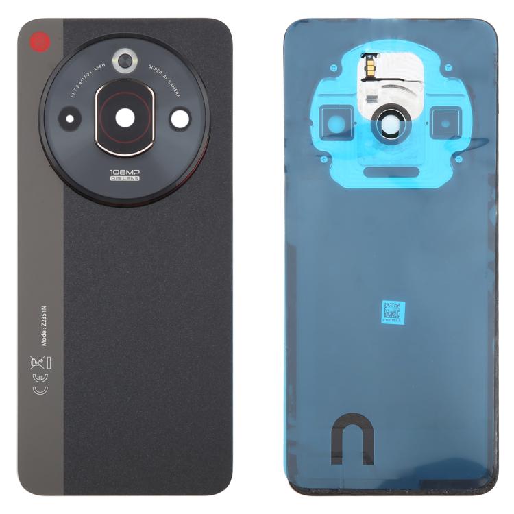 For ZTE nubia Focus Pro Z2351N Glass Back Cover with Battery Sticker / Camera Lens Cover, For ZTE nubia Focus Pro(Glass)